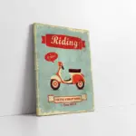 Vintage Retro Görsel | Kanvas Tablo | Cam Tablo | Mdf Tablo | A37024