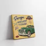 Vintage Retro Görsel | Kanvas Tablo | Cam Tablo | Mdf Tablo | A37028