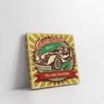 Vintage Retro Görsel | Kanvas Tablo | Cam Tablo | Mdf Tablo | A37029