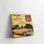 Vintage Retro Görsel | Kanvas Tablo | Cam Tablo | Mdf Tablo | A37034