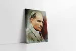 Mustafa Kemal Atatürk | Kanvas Tablo | Cam Tablo | Mdf Tablo | B01001