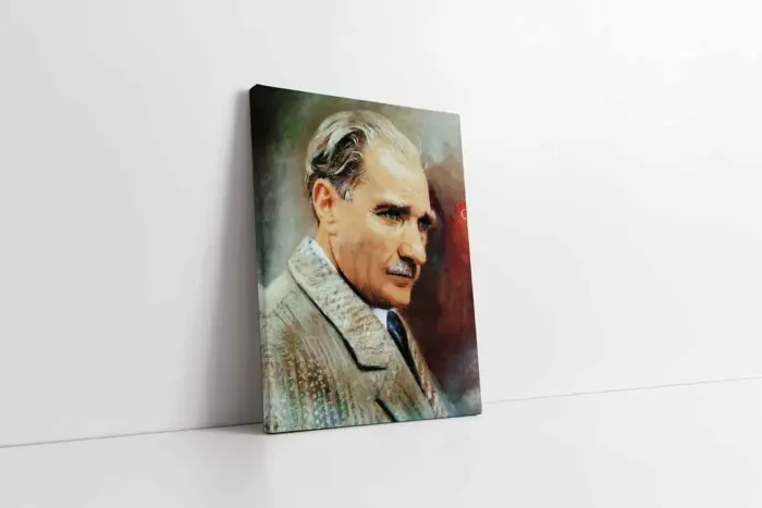 Mustafa Kemal Atatürk | Kanvas Tablo | Cam Tablo | Mdf Tablo | B01001 - Görsel 1