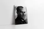 Atatürk Siyah Beyaz | Kanvas Tablo | Cam Tablo | Mdf Tablo | B01004