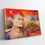 Çanakkale Savaşı Ve Atatürk | Kanvas Tablo | Cam Tablo | Mdf Tablo | B01006