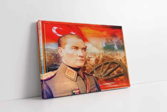 Çanakkale Savaşı Ve Atatürk | Kanvas Tablo | Cam Tablo | Mdf Tablo | B01006 - Görsel 1