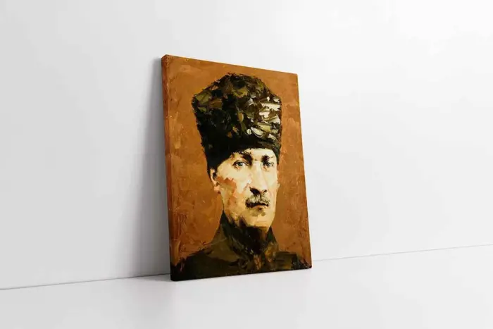 Mustafa Kemal Atatürk | Kanvas Tablo | Cam Tablo | Mdf Tablo | B01009 - Görsel 1