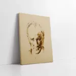 Mustafa Kemal Atatürkün Eskitilmiş | Kanvas Tablo | Cam Tablo | Mdf Tablo | B01010