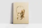 Mustafa Kemal Atatürkün Eskitilmiş | Kanvas Tablo | Cam Tablo | Mdf Tablo | B01010 - Görsel 2
