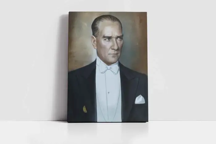 Atatürk | Kanvas Tablo | Cam Tablo | Mdf Tablo | B01021 - Görsel 2