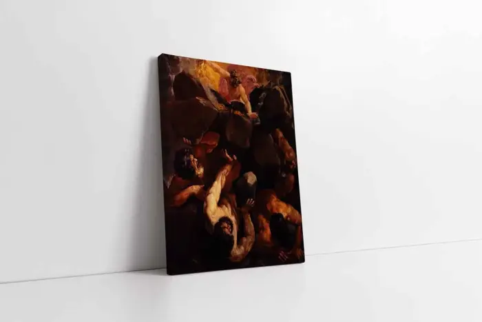 Fall Of The Titans | Kanvas Tablo | Cam Tablo | Mdf Tablo | B02017 - Görsel 1