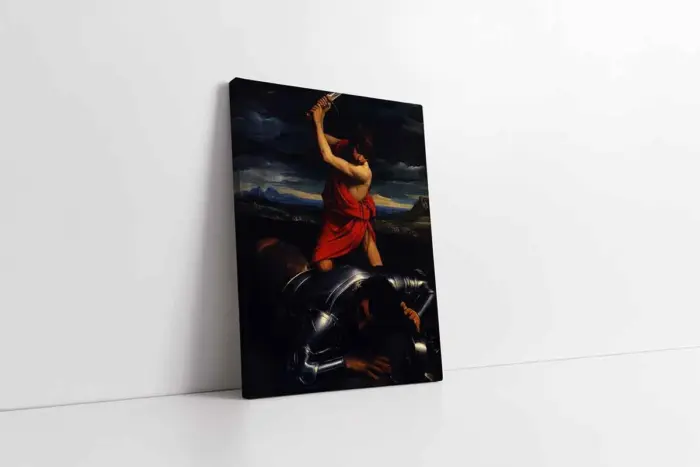 David Ve Goliath | Kanvas Tablo | Cam Tablo | Mdf Tablo | B02072 - Görsel 1