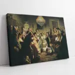 Eğlenen Avrupalılar | Kanvas Tablo | Cam Tablo | Mdf Tablo | B02126