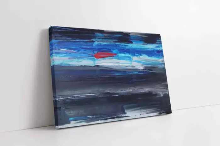 Mavi Deniz | Kanvas Tablo | Cam Tablo | Mdf Tablo | B02137 - Görsel 1