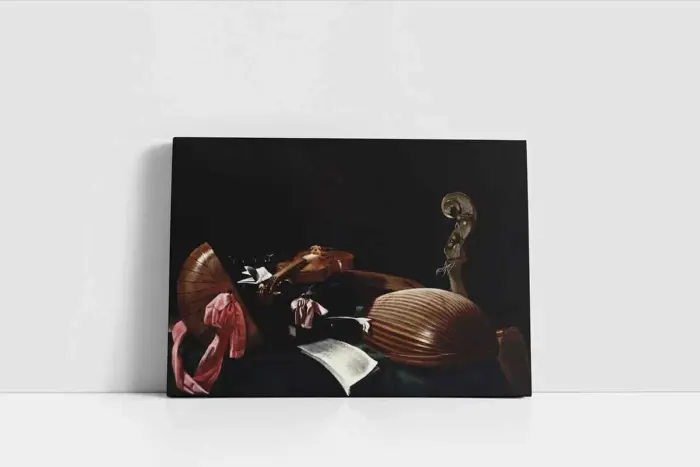 Mozart C Flüt Ve Arp Konçertosu | Kanvas Tablo | Cam Tablo | Mdf Tablo | B02156 - Görsel 2