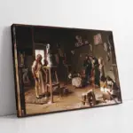 İl Pittore E La Modella | Kanvas Tablo | Cam Tablo | Mdf Tablo | B02171