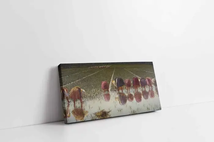 Pirinç Eken Kadınlar | Kanvas Tablo | Cam Tablo | Mdf Tablo | B02179 - Görsel 1