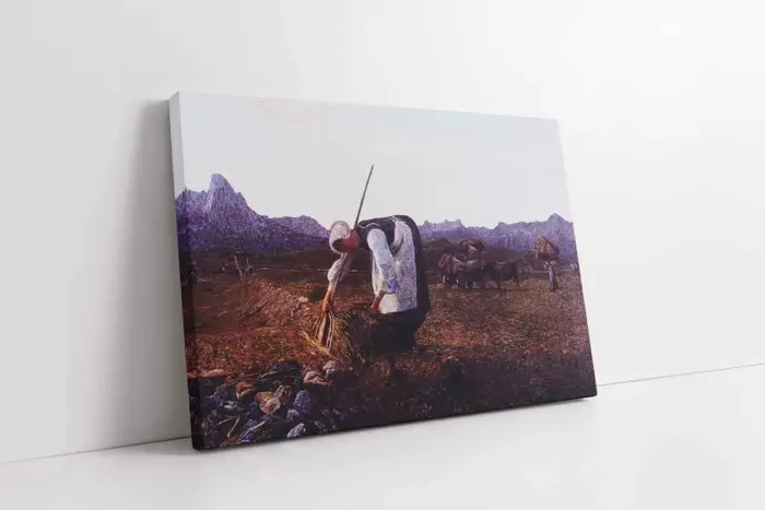 Tarlada Çalışan Kasın | Kanvas Tablo | Cam Tablo | Mdf Tablo | B02180 - Görsel 1