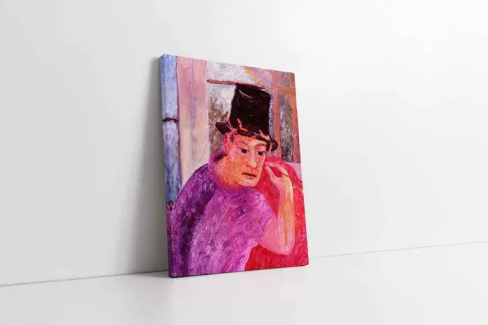 Pembe Kıyafetli Adam | Kanvas Tablo | Cam Tablo | Mdf Tablo | B02195 - Görsel 1