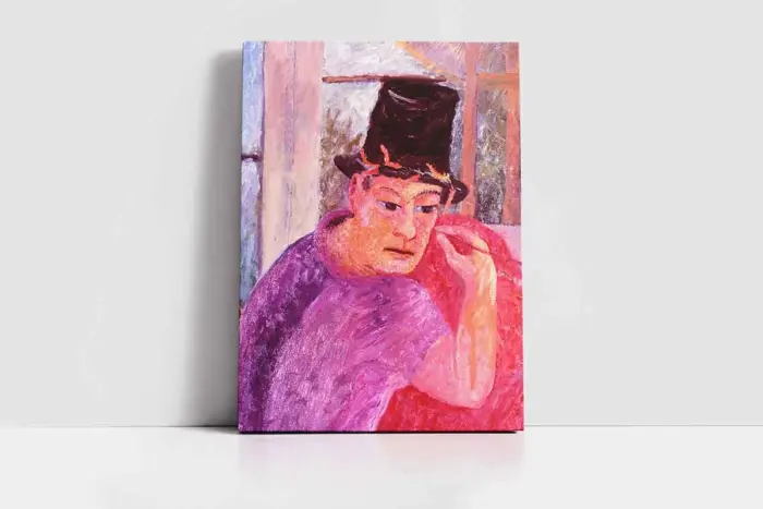 Pembe Kıyafetli Adam | Kanvas Tablo | Cam Tablo | Mdf Tablo | B02195 - Görsel 2