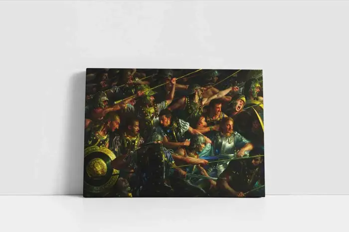 Antik Yunan Ordusu | Kanvas Tablo | Cam Tablo | Mdf Tablo | B02313 - Görsel 2