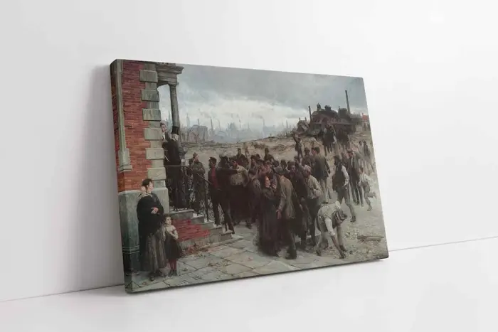Vali Ve Halk | Kanvas Tablo | Cam Tablo | Mdf Tablo | B02318 - Görsel 1