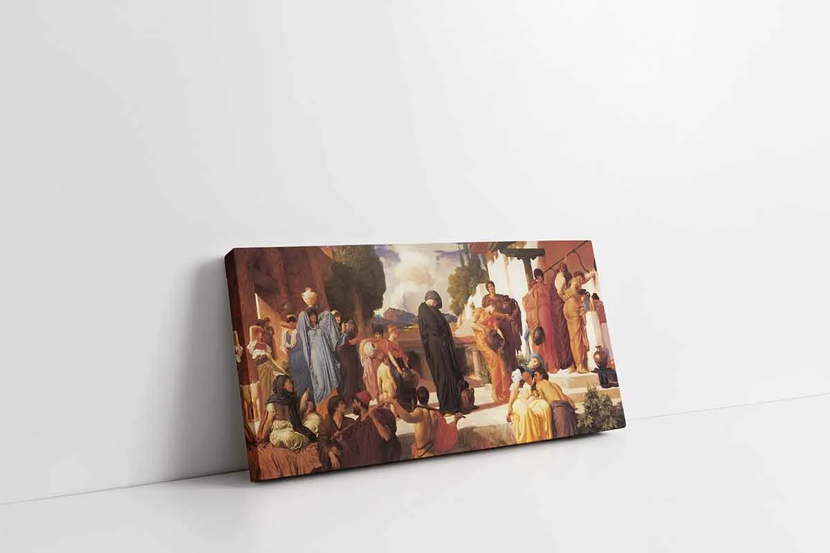 KB02337-10 Tutsak Andromache | Frederic Leighton | Kanvas Tablo | Cam Tablo | Mdf Tablo | B02337 - Görsel 1