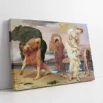 Kumsalda Kabuk Toplayan Kadınlar | Kanvas Tablo | Cam Tablo | Mdf Tablo | B02349