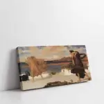 Top Oynayan Grek Kızları L Leighton | Kanvas Tablo | Cam Tablo | Mdf Tablo | B02350