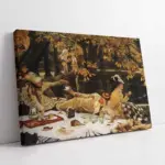 Bir Pazar Öğleden Sonrası | Kanvas Tablo | Cam Tablo | Mdf Tablo | B02352