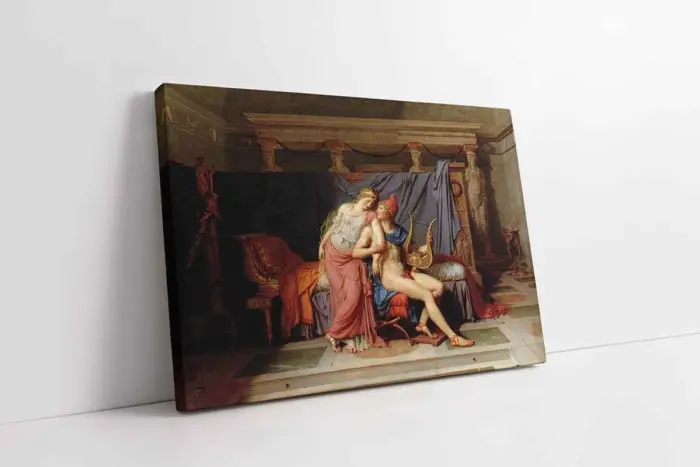 Paris Ve Helen | Kanvas Tablo | Cam Tablo | Mdf Tablo | B02388 - Görsel 1