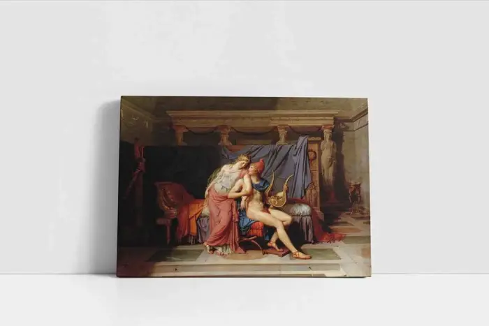 Paris Ve Helen | Kanvas Tablo | Cam Tablo | Mdf Tablo | B02388 - Görsel 2