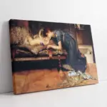 Bir Anne Ve Bebeği | Kanvas Tablo | Cam Tablo | Mdf Tablo | B02415