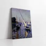 Kayıklar Ve Deniz | Kanvas Tablo | Cam Tablo | Mdf Tablo | B02420