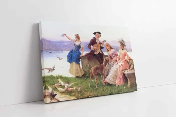 Piknik Eğlencesi | Kanvas Tablo | Cam Tablo | Mdf Tablo | B02424 - Görsel 1