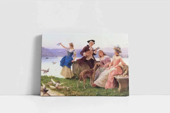 Piknik Eğlencesi | Kanvas Tablo | Cam Tablo | Mdf Tablo | B02424 - Görsel 2