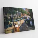 Anvers Meydanı Federico Zandomeneghi | Kanvas Tablo | Cam Tablo | Mdf Tablo | B02431