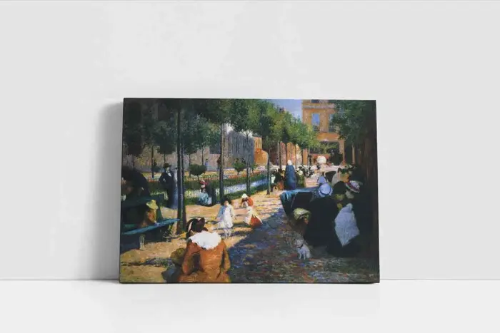 Anvers Meydanı Federico Zandomeneghi | Kanvas Tablo | Cam Tablo | Mdf Tablo | B02431 - Görsel 2