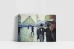 Paris Sokak Yağmurlu Gün | Kanvas Tablo | Cam Tablo | Mdf Tablo | B02442 - Görsel 2