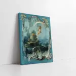 Ev Enchanted Ve Cupid İle Tepe | Kanvas Tablo | Cam Tablo | Mdf Tablo | B02447