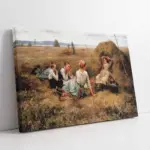 Samana Uzanmış Çocuklar | Kanvas Tablo | Cam Tablo | Mdf Tablo | B02448