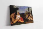 İnsanın Üç Çağı Titian | Kanvas Tablo | Cam Tablo | Mdf Tablo | B02457