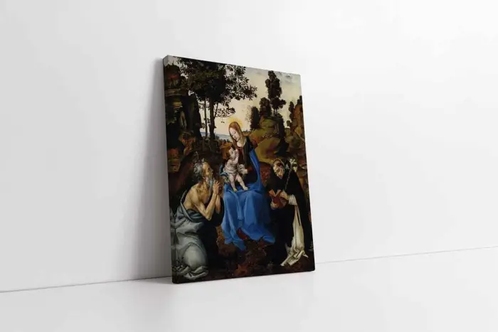 Bakire Ve Çocuk | Kanvas Tablo | Cam Tablo | Mdf Tablo | B02458 - Görsel 1