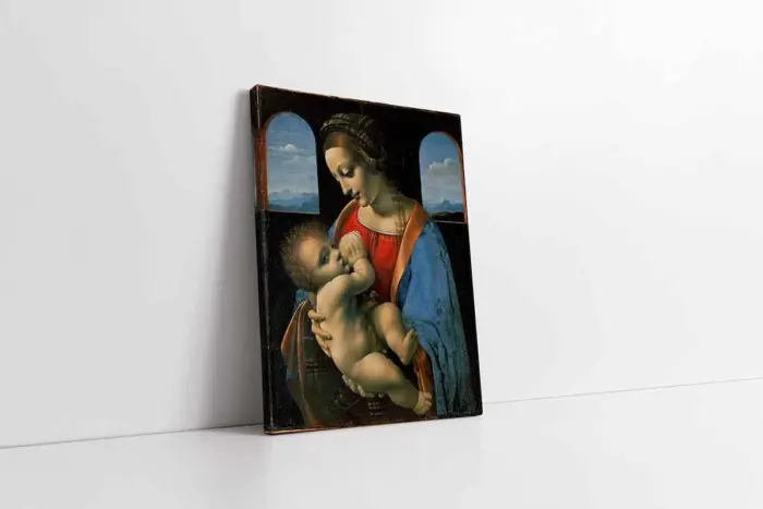 Columbinesdeki Madonna Ve Çocuk | Kanvas Tablo | Cam Tablo | Mdf Tablo | B02470 - Görsel 1