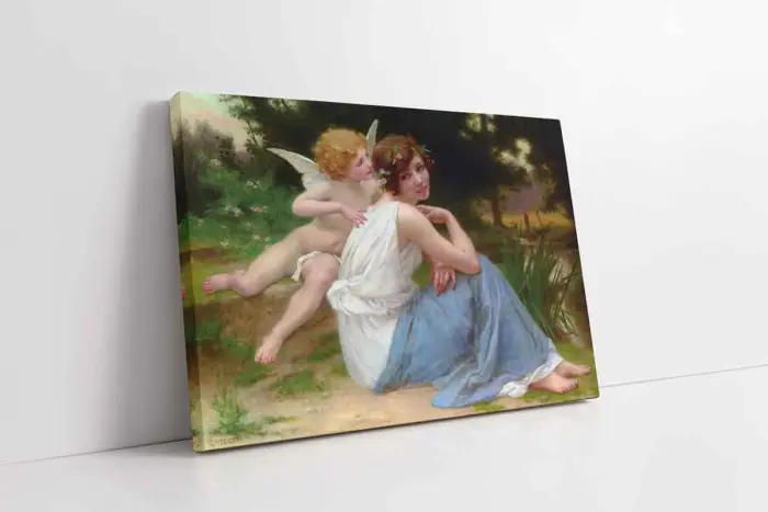 Cupid Ve Psyche | Kanvas Tablo | Cam Tablo | Mdf Tablo | B02476 - Görsel 1