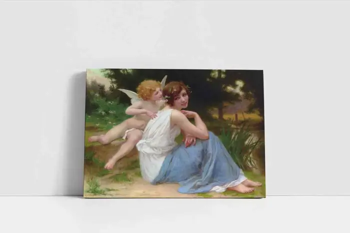 Cupid Ve Psyche | Kanvas Tablo | Cam Tablo | Mdf Tablo | B02476 - Görsel 2