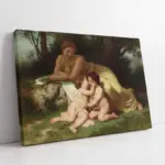 Nymphs Ve Satyr | Kanvas Tablo | Cam Tablo | Mdf Tablo | B02480