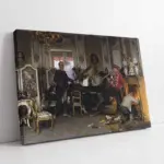 Paris Dışında Bir Kütük | Kanvas Tablo | Cam Tablo | Mdf Tablo | B02491