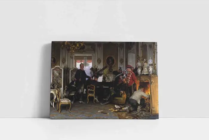 Paris Dışında Bir Kütük | Kanvas Tablo | Cam Tablo | Mdf Tablo | B02491 - Görsel 2