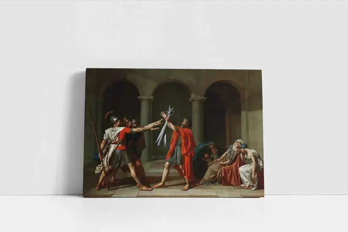 Horas Kardeşlerin Yemini | Kanvas Tablo | Cam Tablo | Mdf Tablo | B02492 - Görsel 2