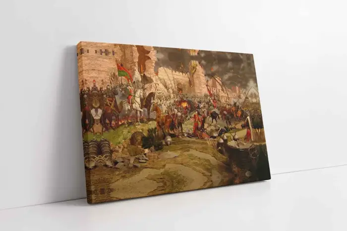 İstanbulun Fethi | Kanvas Tablo | Cam Tablo | Mdf Tablo | B02495 - Görsel 1